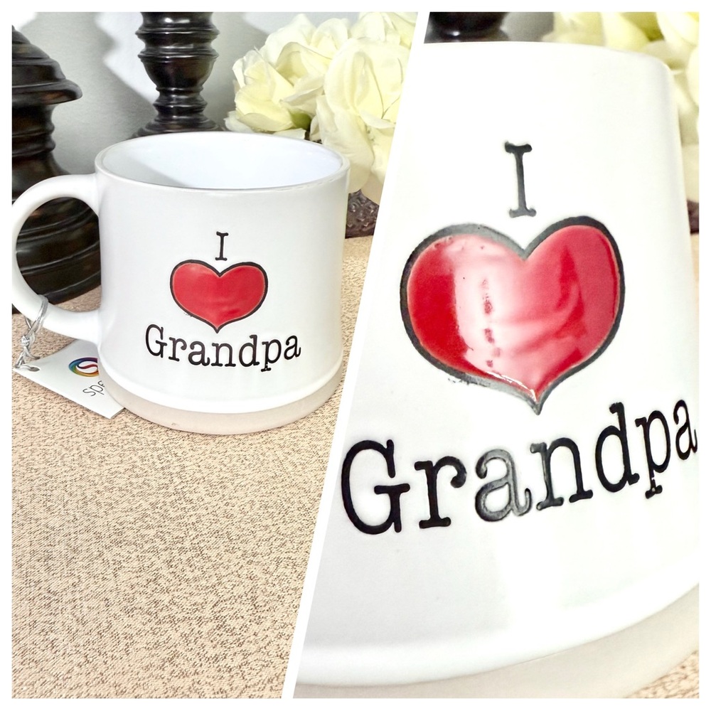 NWT I LOVE ♥️ GRANDPA Ceramic Mug